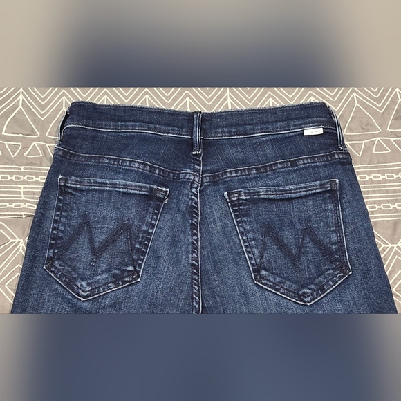 MOTHER The Weekender Fray Jeans In The Color Mint Condition Size 27 - Picture 4 of 12